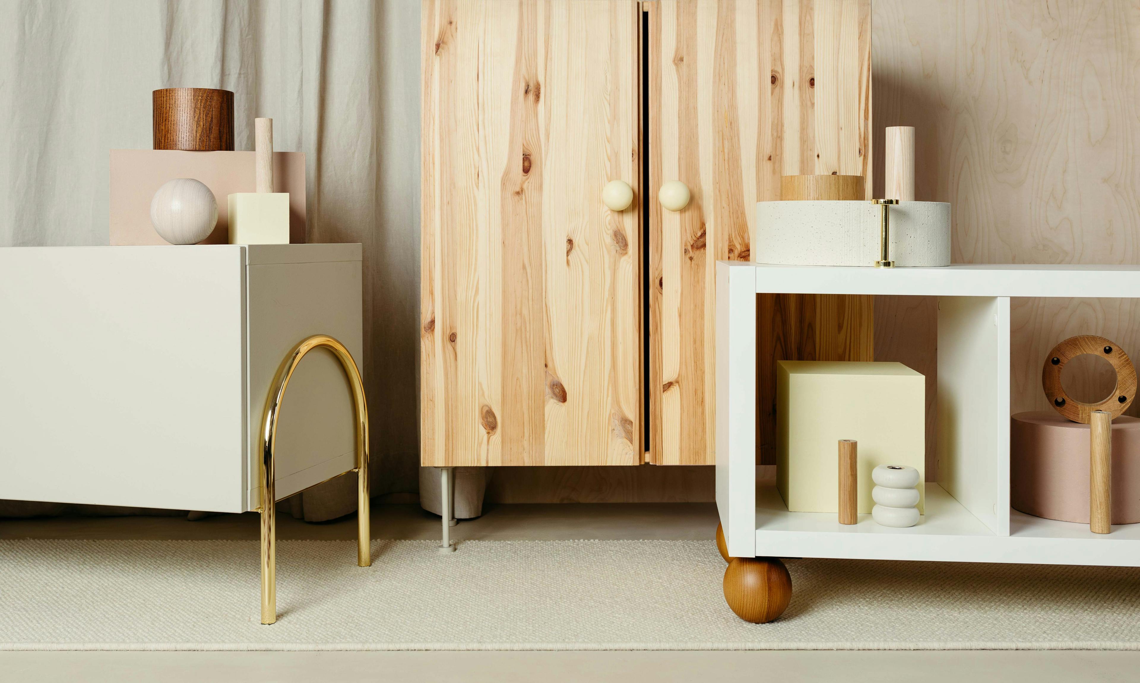 Furniture legs for IKEA storage furniture